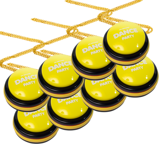 The Ultimate Partiers (8 Buttons + 8 Necklaces)