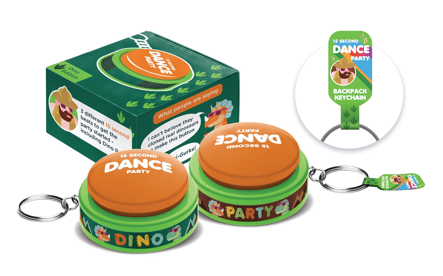 15 Second Dance Party - 4-pack (2x Dino / 2x Kitty)